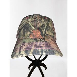 Mossy Oak Pink Camo Adjustable Baseball Hat Great Condition